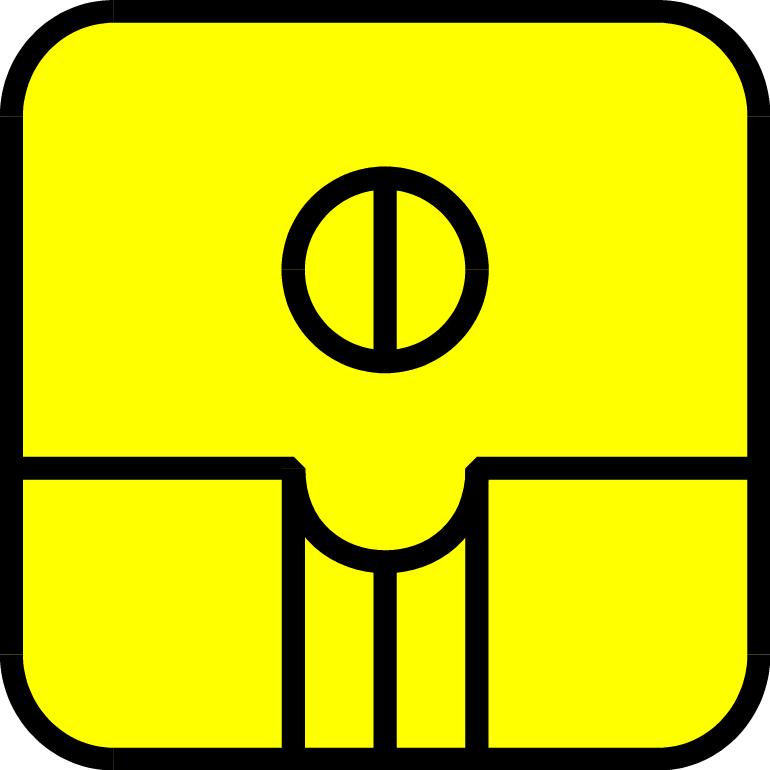 Gelber Samen-Symbol