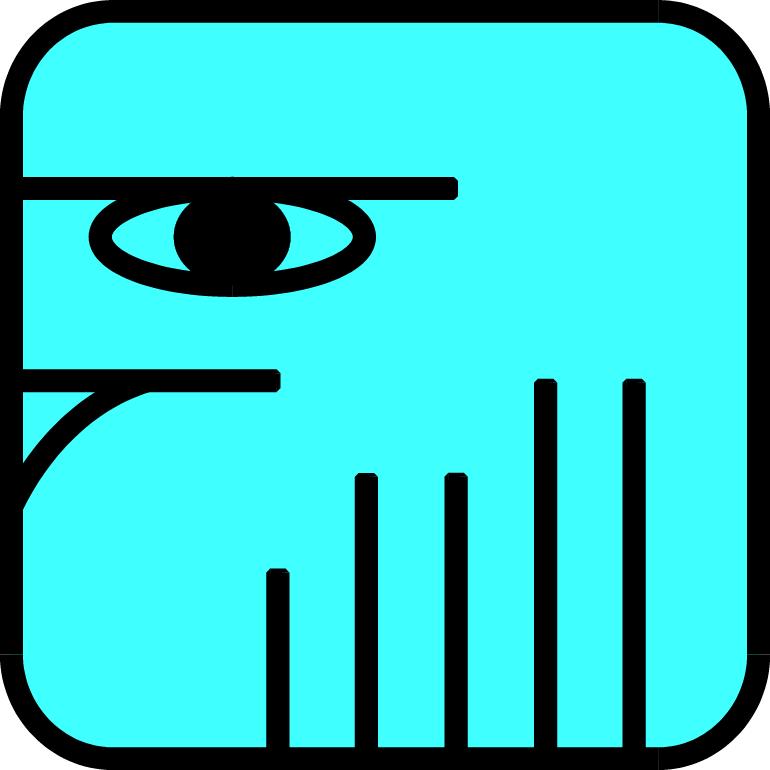 Blauer Adler-Symbol